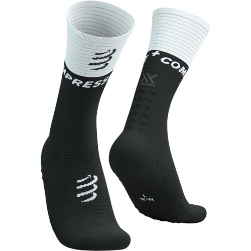 Čarape Compressport Mid Compression Socks V2.0 Black/White - T4 Cijene