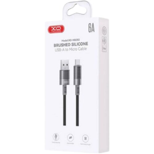  USB kabal XO NB282 USB-Type C 6A Black Slike