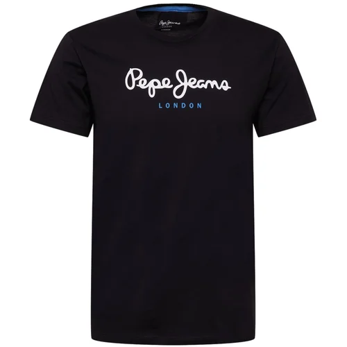 Pepe Jeans Majica 'Eggo' plava / crna / bijela