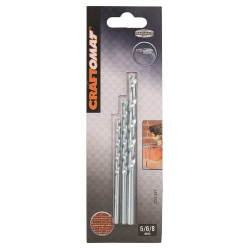 CRAFTOMAT Komplet svedrov za beton Craftomat (3-delni, 5–8 mm) Cene