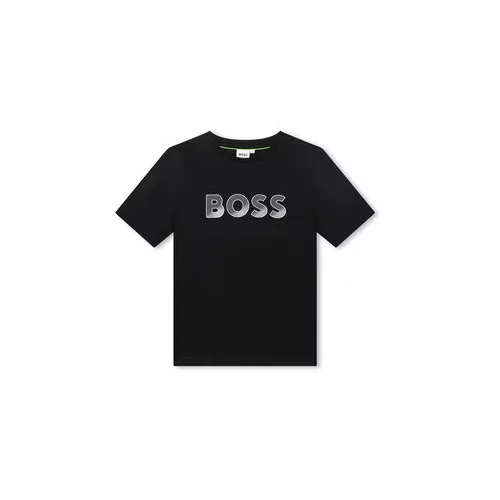 Boss Majica J25O03 S Črna Regular Fit