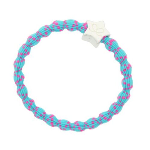 By Eloise London Silver Star Pink on Blue elastika za lase Cene
