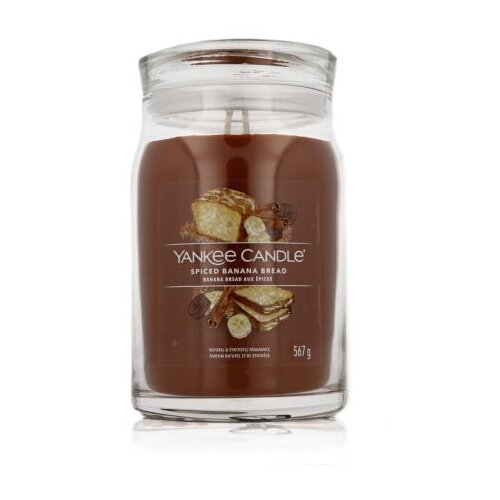 Yankee Candle Signature Spiced Banana Bread 567 g di&amp;scaron;eča svečka Slike
