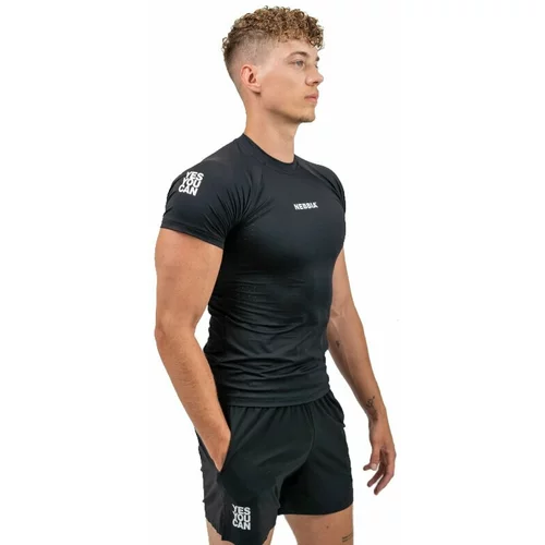 NEBBIA Workout Compression T-Shirt Performance Black 2XL Fitnes majica