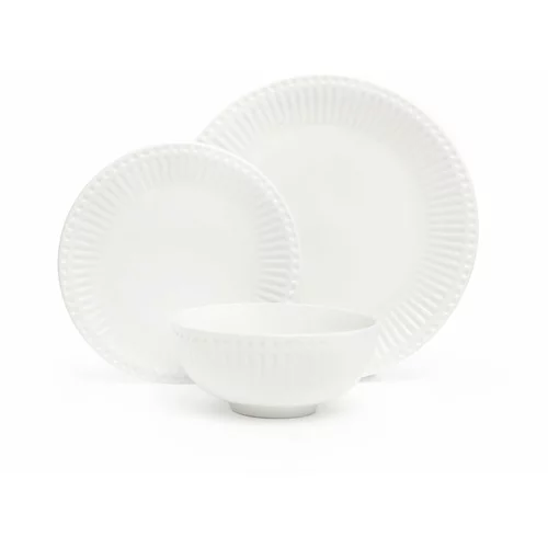 Bonami Essentials 12-delni jedilni set iz belega porcelana Purita