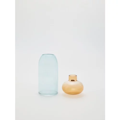 Reserved steklena vaza 2-v-1 - modra