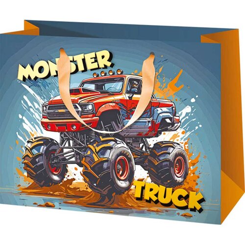 Cardex Ekskluzivna velika poklon torba s motivom Monster Trucka 26 x 13 x 33 cm Slike