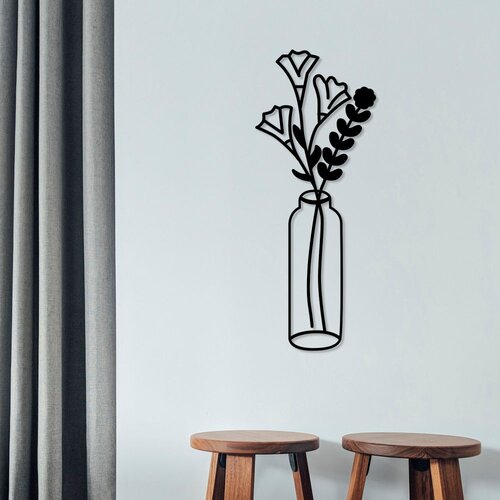 Wallity Dekorativni metalni zidni ukras Flower 6 Cene