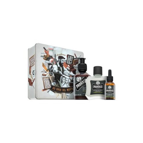Proraso cypress & Vetyver Beard Wash darovni set šampon za bradu 200 ml + balzam za bradu 100 ml + ulje za bradu 30 ml + kutija za muškarce Cijene