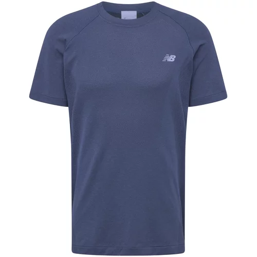 New Balance Funkcionalna majica 'Athletics' svetlo modra / temno modra