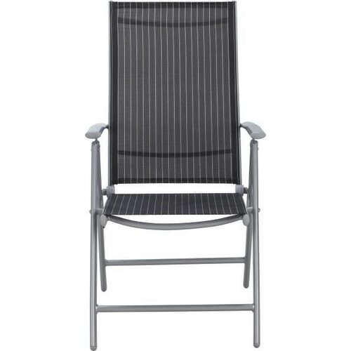 Ambia Garden ZLOŽLJIV VRTNI SEDEŽ aluminij črna, srebrne barve, bela Slike