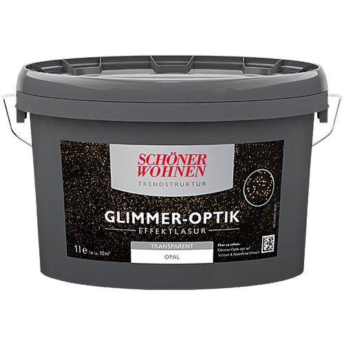  Lazura z učinkom Schöner Wohnen Glimmer-Optik Effektlasur Trendstruktur (opalna, prosojna, 1 l) Cene