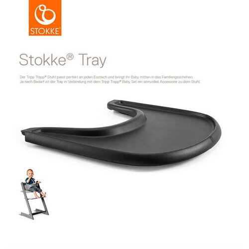Stokke dječja stolica tripp trapp&amp;reg; 3u1 bundle black + pladanj black Slike