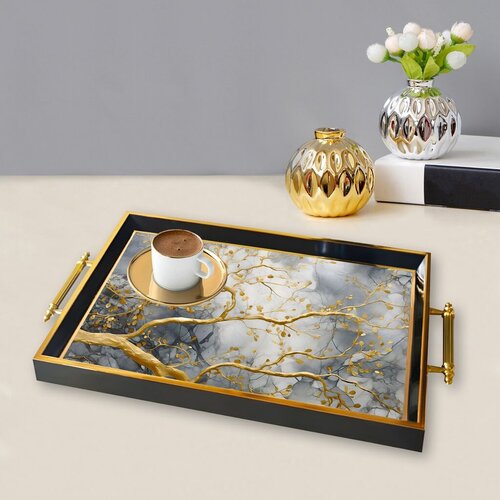 Aberto Design Poslužavnik TPA9831 50 x 29 x 3.5 cm, Šareni Cene