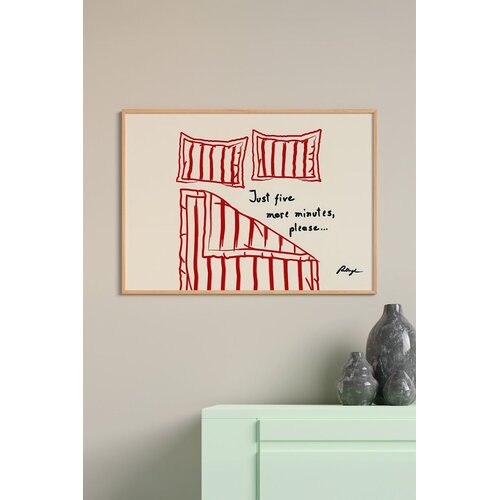Wallity Artsmdftek10-3348 Multicolor Decorative Framed MDF Painting Cene