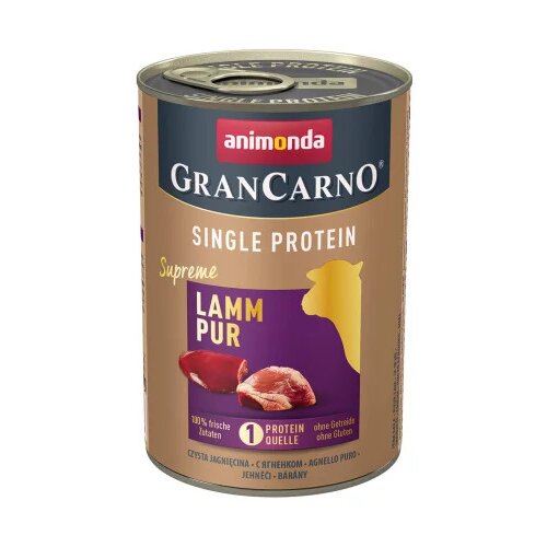 Animonda gran carno adult dog single protein jagnjetina 400g Cene