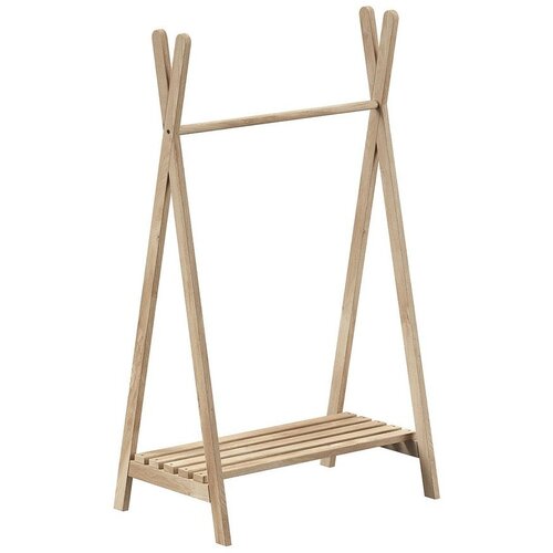 Vipack Dječja vješalica od punog hrasta u prirodnoj boji 74x132 cm Forrest – Cijene