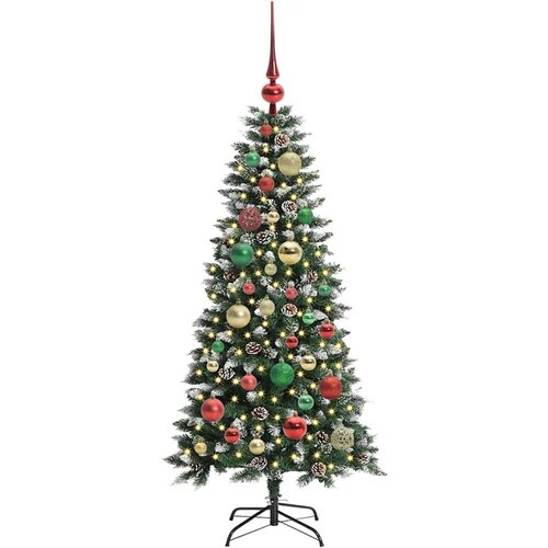 VidaXL Umjetno božićno drvce s stalakom Zelena 50 x 50 x 120 cm Slike