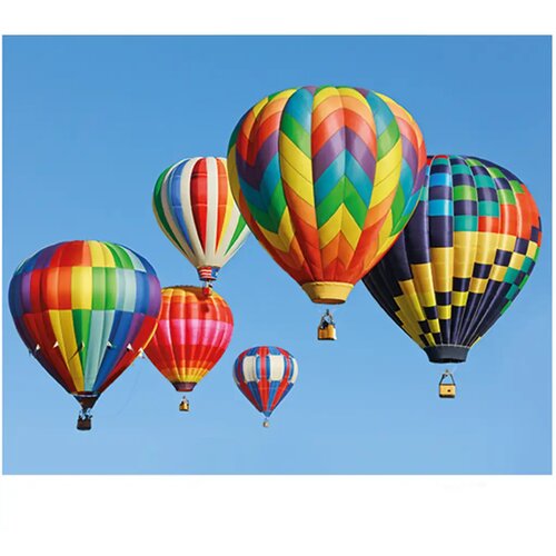 Magic Toys Dijamantna slika: Set za dijamantno slikanje s motivom balona na vrući zrak 40x50 cm Cijene