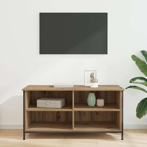 VidaXL TV ormar Umjetnički hrast 100 x 40 x 50 cm Konstruirano drvo Slike