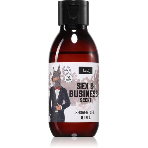LaQ Sex &amp;amp; Bussiness svež gel za prhanje 8 v 1 100 ml Slike