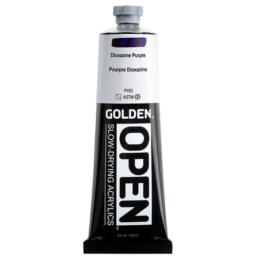  GOLDEN OPEN akrilna boja koja se sporo su&amp;scaron;i 148 ml | 7150 Dioxazine Purple Slike