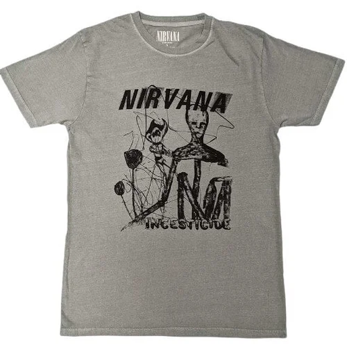 Nirvana Majica Incesticide Stacked Logo Green 2XL