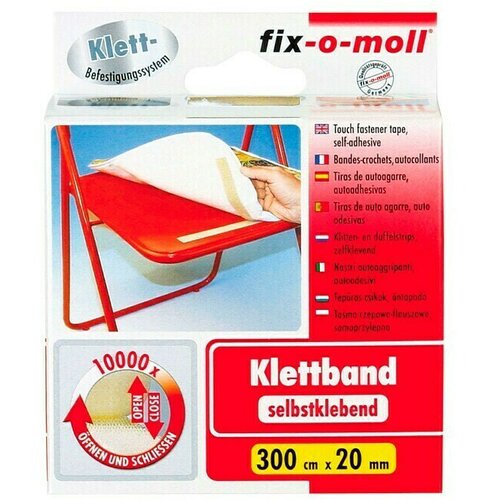 Fix-o-moll višenamjenska traka (300 cm x 20 mm, bijele boje, lijepljenje) Cijene