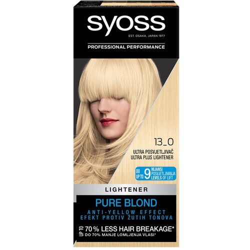 Syoss barva za lase - Permanent Coloration - 13_0 Ultra Plus Lightener Cene