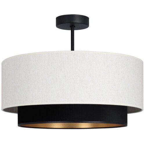  plafonski luster natia 1xE27/60W/230V, prečnik 45 cm, bela/crna Cene