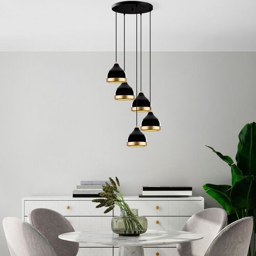 Opviq yildo - M-7006 black chandelier Cene