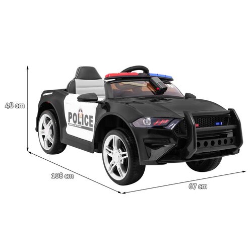  Auto na akumulator GT Sport Police - crni Slike