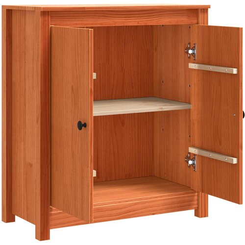  Kreveta Vosak smeđa 70 x 35 x 80 cm Čvrsto borovo drvo Slike