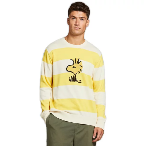 DEDICATED Sweater Mora Woodstock Stripe Yellow