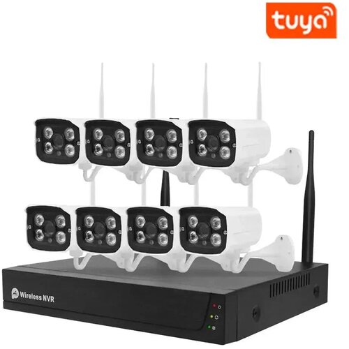 Smart Home NVR komplet video nadzor, 8 PoE kamera, 2 MP, Full HD Slike