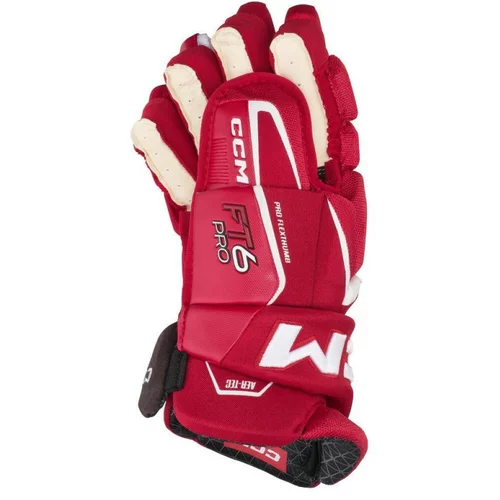 CCM Hokejske rokavice JetSpeed FT6 PRO Senior, rdeče-bele, velikost: 13, (20782398)