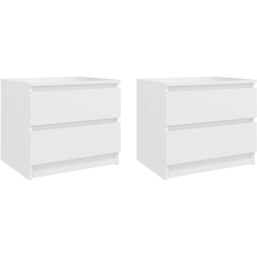 vidaXL Noćni ormarići 2 kom bijeli 50 x 39 x 43,5 cm konstruirano drvo Cijene