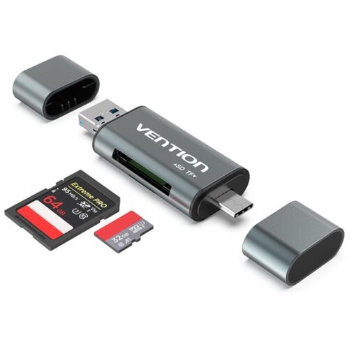 Vention USB 3.0 Multi-function Card Reader Gray Cijene