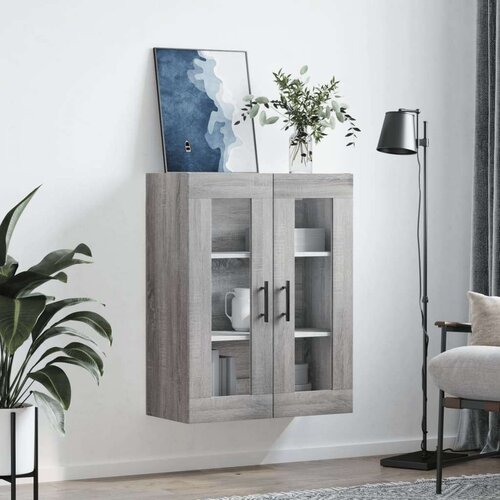 VidaXL Stenska omarica siva sonoma 69,5x34x90 cm Slike