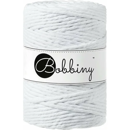 Bobbiny Macrame Cord 5 mm 100 m White Vrvica