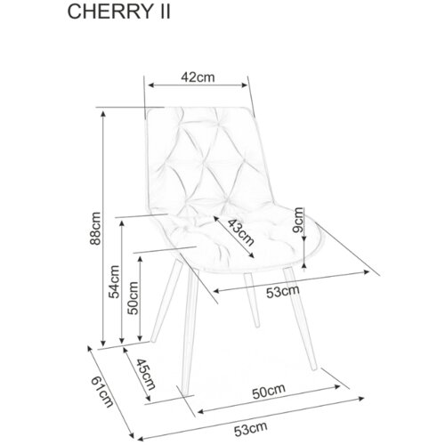 Molarem Home stolica Cherry II - bar&amp;scaron;un Slike