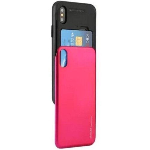  Gumijasti / gel etui Mercury Sky Slide Bumper Case za Samsung Galaxy S9+ - roza Cene