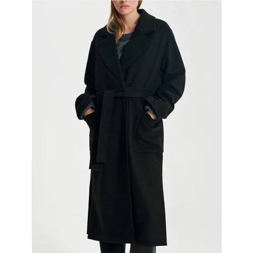 Sinsay ženski kaput s pojasom za vezanje oko struka  3763Z-99X