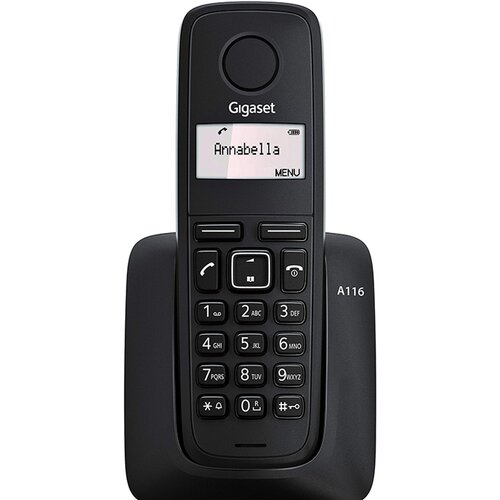 Bežični TELEFON GIGASET A116 BLACK Cijene