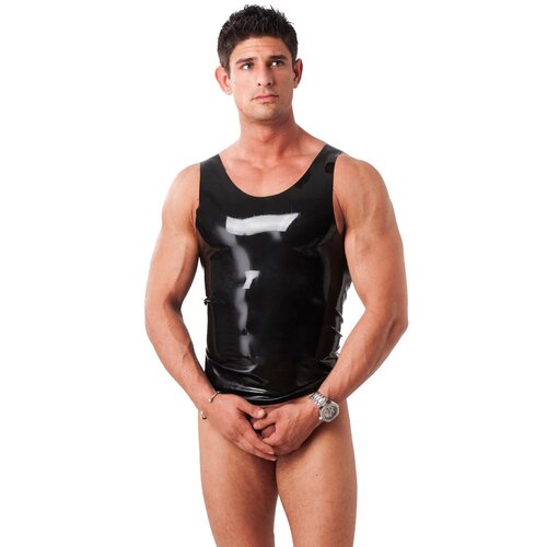 Rimba Latex Play Men's Shirt Black M Cene