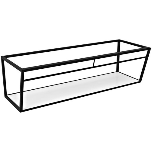 Sapho Bijelo/crno metalno zidno postolje ispod umivaonika 158x40 cm Aruba – Cijene