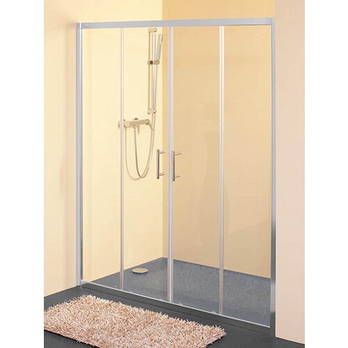 Kolpa San Tuš paravan Kolpa San SQ line srebrni ram 160x190cm providno staklo 511780 Cene