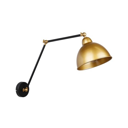  Bipi Zidna Lampa sa Prekidačem Crno Zlatna 1x40W E14 ( 15150 ) Cene