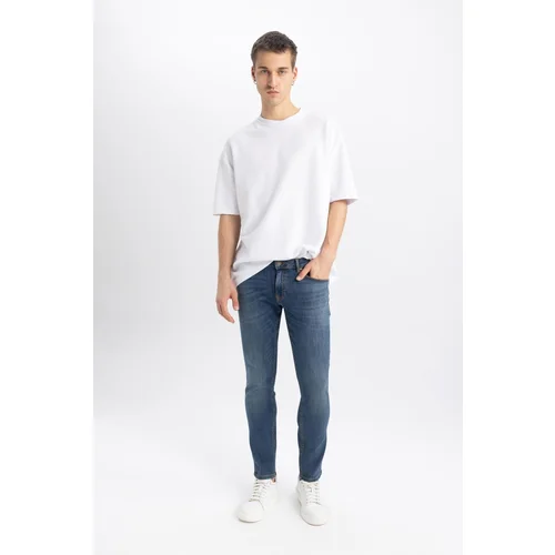 Defacto Carlo Skinny Fit Extra Narrow Fit Normal Waist Extra Narrow Leg Jean Trousers