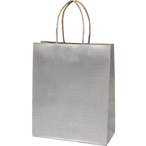  Vrečka darilna eko a5 25x10x22 PROMOCIJA - SREBRNA Cene